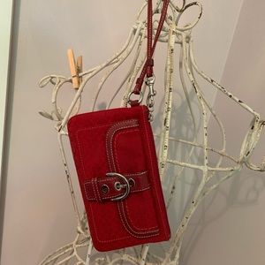 Like new Coach wristlet